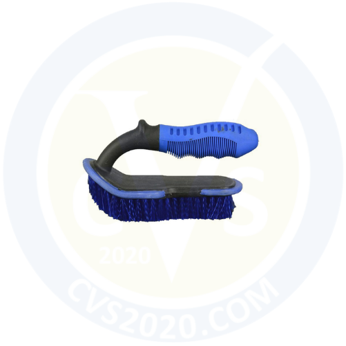 Blue Large Iron Shaped Scrubbing Brush