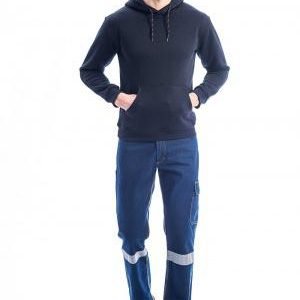 Hoody Plain Colour Hooded Sweatshirt - Image 2