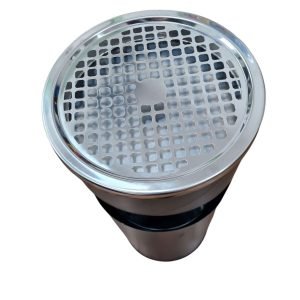 30 Litre Outdoor/Indoor Litter Bin with Stainless Steel Ashtray Lid in VARIOUS COLOURS - Image 8