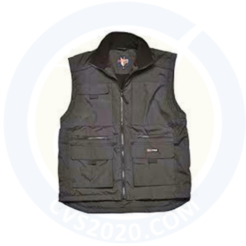 4 Pocket Fleece Lined Gilet Body Warmer Waistcoat