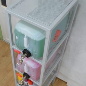 Steel Shelving Car Valeting Organiser 25ltr Drums and General Use - Image 2