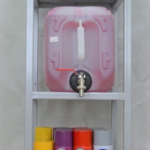 Steel Shelving Car Valeting Organiser 25ltr Drums and General Use - Image 6