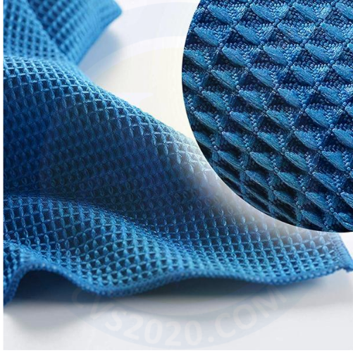6 x Large Waffle Texture Car Home Super Absorbent Drying Towel Cloth 60cm x 80cm