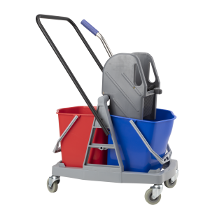 34L DOUBLE MOP BUCKET TROLLEY - Image 3