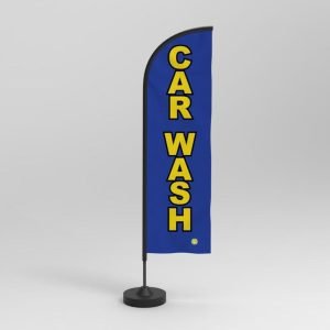 Pre-Printed Double Sided Car Wash Feather Flag in Various Colours (FLAG ONLY) - Image 4