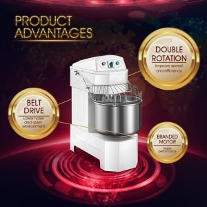 High Quality Automatic Commercial Electric 30L Dough Mixer - Image 3