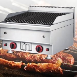 Professional Commercial Restaurant table top Grill Gas Lava Rock - Image 3