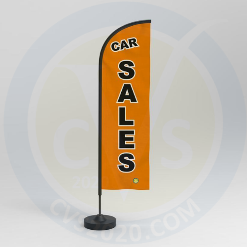 FLAG POLE FOR FEATHERED FLAGS