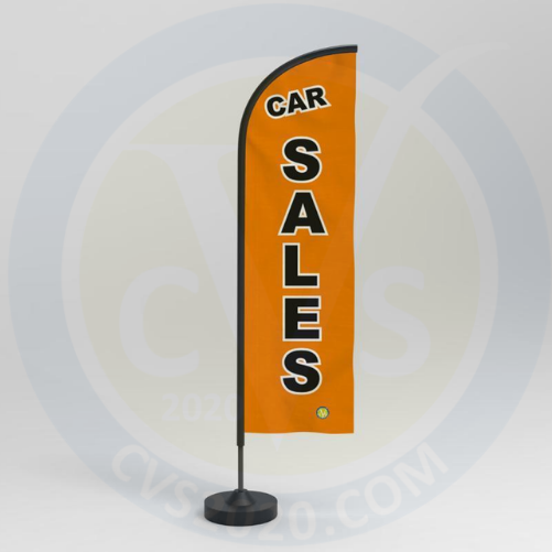 Pre-Printed Double Sided Car Sales Feather Flag in Various Colours (FLAG ONLY)