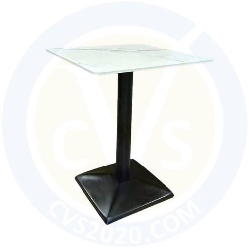 MARBLE TABLE 60 x 60cm in White