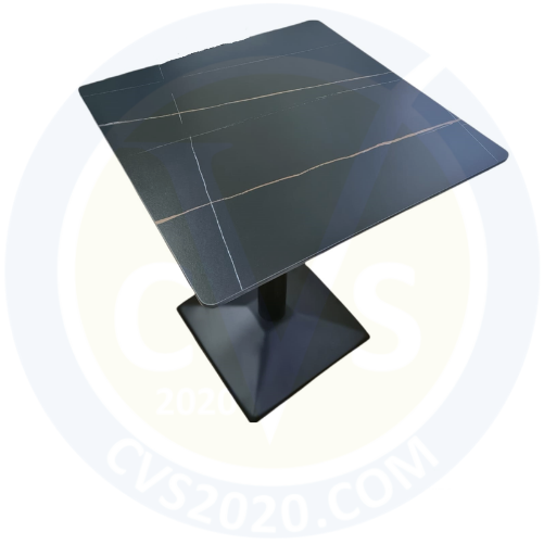MARBLE TABLE 60 x 60cm in Black