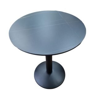 MARBLE TABLE 60cm Round in Black or White - Image 2