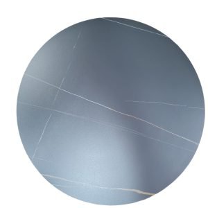 MARBLE TABLE 60cm Round in Black or White - Image 4