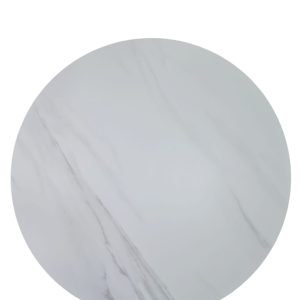 MARBLE TABLE 60cm Round in Black or White - Image 5