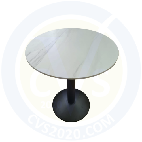 MARBLE TABLE 60cm Round in Black or White