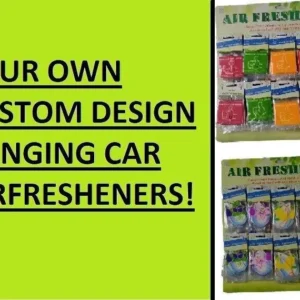 1000 x Custom Design Bulk Hanging Car Air Freshener Wholesale