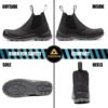TAERDUN Steel Toe Work Boots for Men Slip-on Chelsea Boot, Men Safety Shoes - Image 2