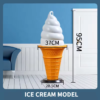Outdoor Cone Display, Soft Ice Cream Model Advertisement Pavement Sign 95&120 cm - Image 6