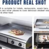 Electric Griddle with Dual Burners – 3KW High-Powered Heating, 50-300°C Temperature - Image 4