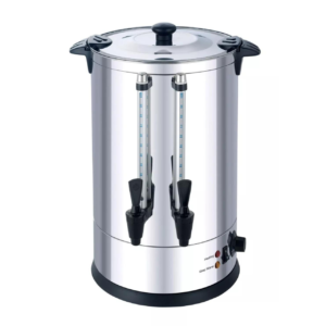 CVS Stainless Steel Electric Catering Urn - Water Boiler - Tea Urn Kettle - Water Level Indicator - Anti-drip Tap - Temperature Control
